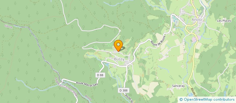 localisation de l'entreprise ECOUTILLE  ANOST