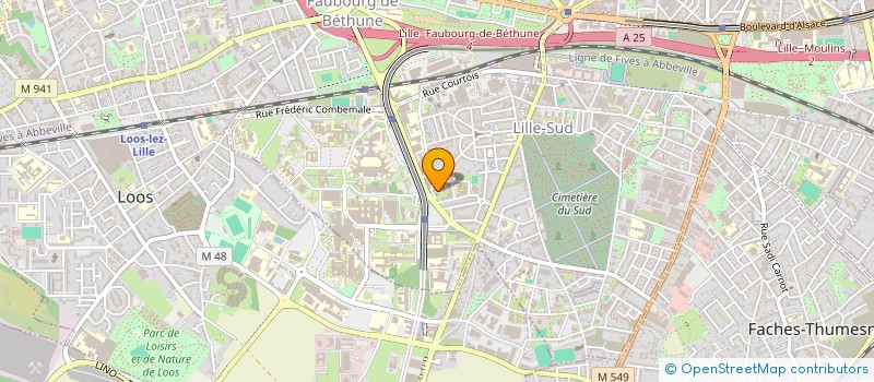 localisation de l'entreprise ECOUTORIUM à LILLE