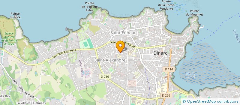 localisation de l'entreprise ECOUVES INVESTISSEMENT  DINARD