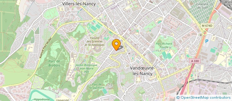 localisation de l'entreprise ECOVAL à VANDŒUVRE-LES-NANCY