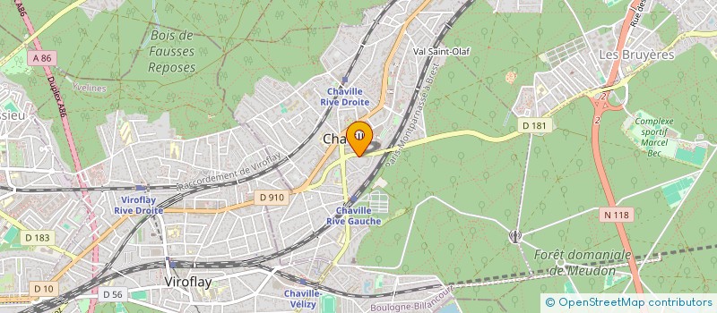 localisation de l'entreprise ECOVAMED à CHAVILLE