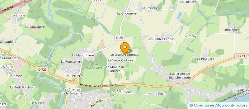 localisation de l'entreprise ECOVBAT à OUDON
