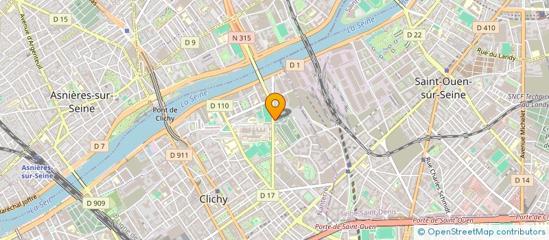 localisation de l'entreprise ECOVERCE à CLICHY