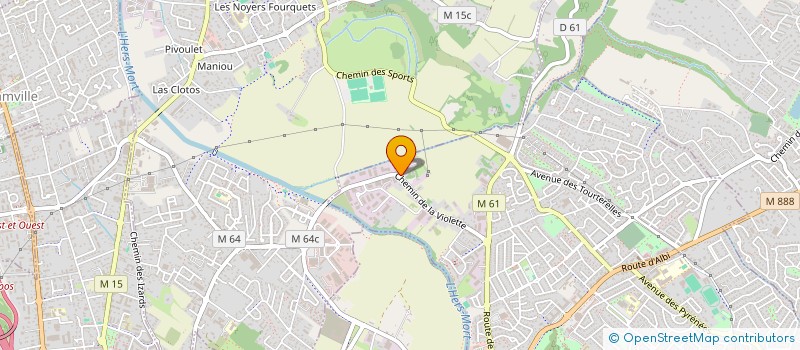 localisation de l'entreprise ECOVERT à L'UNION