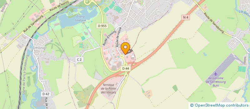 localisation de l'entreprise ECOVERT HABITAT à SARREBOURG