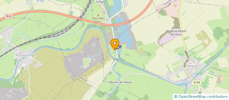 localisation de l'entreprise ECOVERT MATERIAUX  HESSE