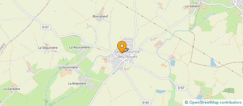 localisation de l'entreprise ECOVERT PAYSAGES 85  SAINT-MAURICE-DES-NOUES