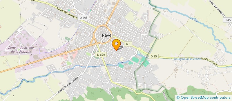 localisation de l'entreprise ECOVI à REVEL