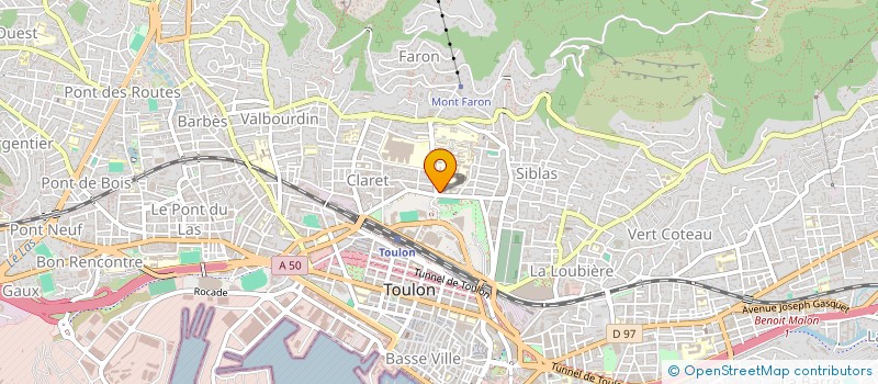 localisation de l'entreprise ECOVIE à TOULON