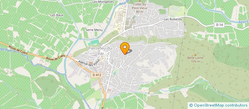 localisation de l'entreprise ECOVIE SOLUTIONS  PIERREFEU-DU-VAR