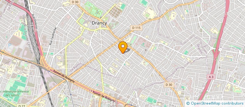 localisation de l'entreprise ECOVIITAL ENERGIE  DRANCY