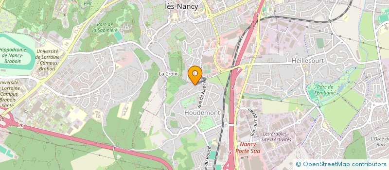 localisation de l'entreprise ECOVILLAGE HOUDEMONT  HOUDEMONT