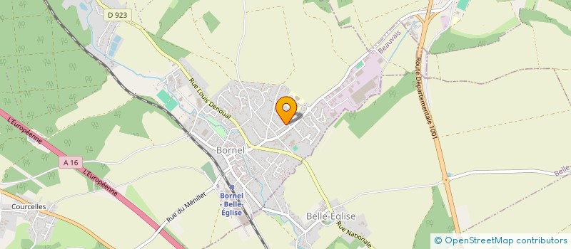 localisation de l'entreprise ECOVILLIERE  BORNEL