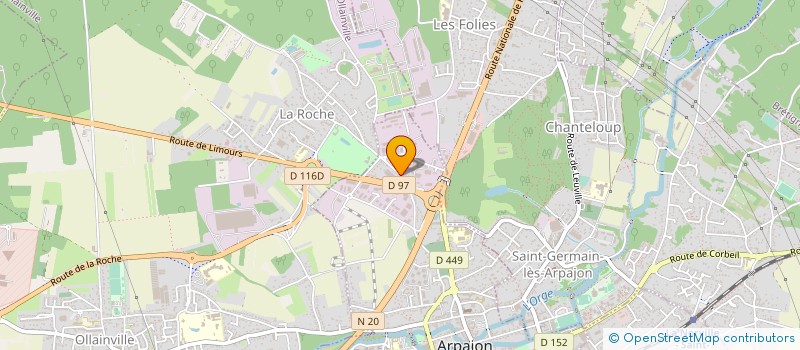 localisation de l'entreprise ECOVITA à ARPAJON