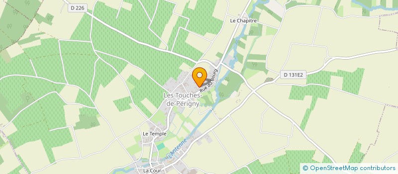 localisation de l'entreprise ECOVITISERVICES  LES TOUCHES-DE-PERIGNY