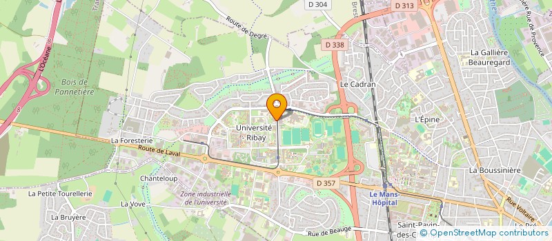 localisation de l'entreprise ECOVIVRE LOFT  LE MANS