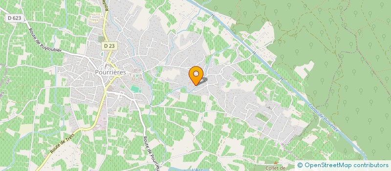 localisation de l'entreprise ECOVOLT-ECOTOILE CONSULTING  POURRIERES