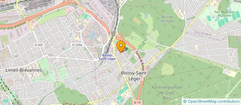 localisation de l'entreprise ECOVOLTRIDE à BOISSY-SAINT-LEGER