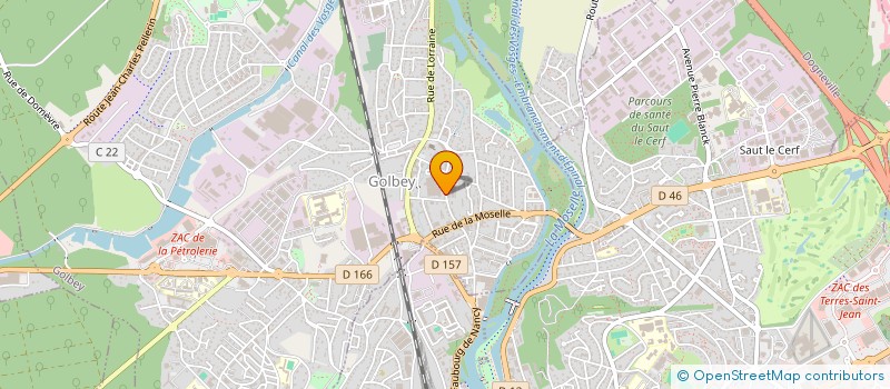 localisation de l'entreprise ECOVOLU BATIMENT  GOLBEY