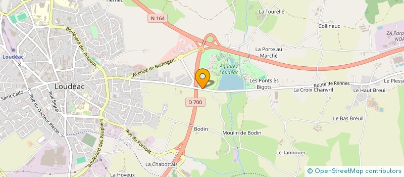 localisation de l'entreprise ECOVRAC SA à SAINT-CARADEC