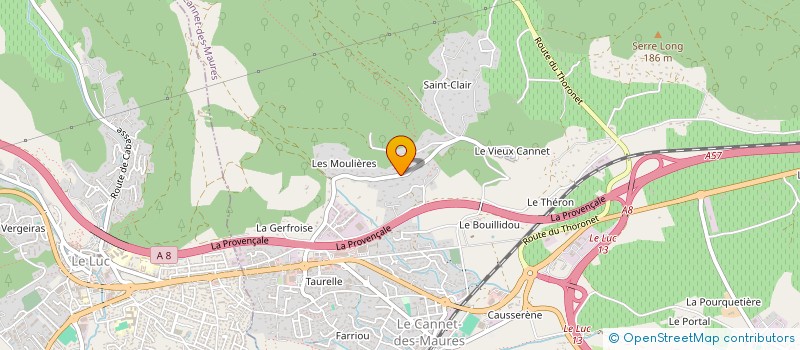 localisation de l'entreprise ECOVRD à LE CANNET-DES-MAURES