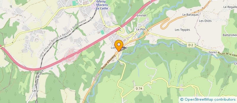 localisation de l'entreprise ECOWASH GROISY  GROISY