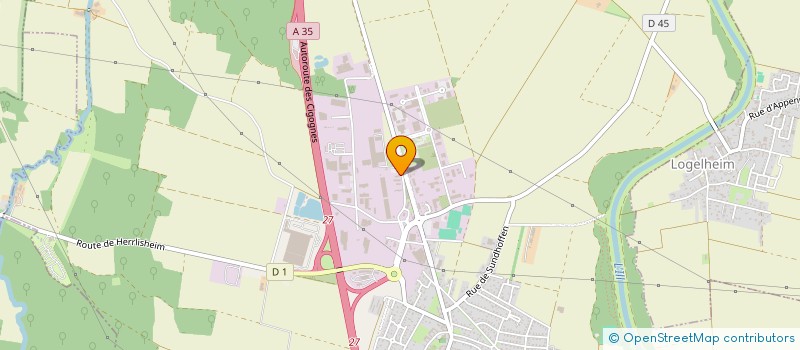 localisation de l'entreprise ECOWASSER  SAINTE-CROIX-EN-PLAINE