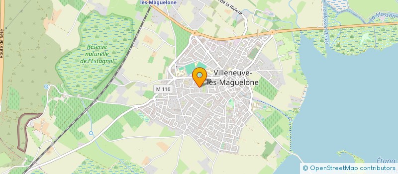 localisation de l'entreprise ECOWATT HABITAT à VILLENEUVE-LES-MAGUELONE