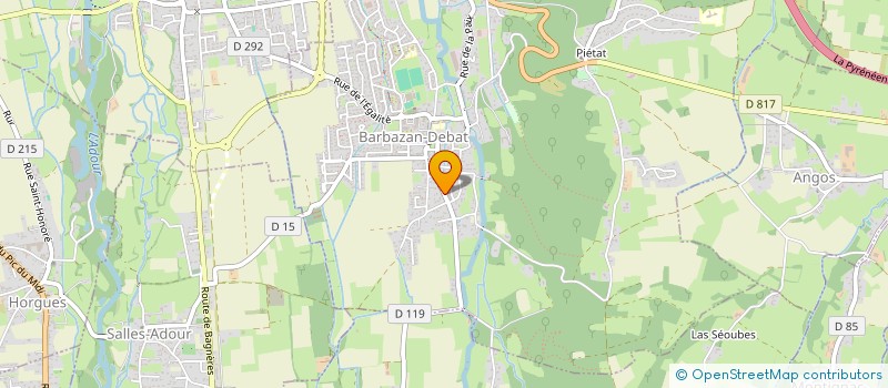 localisation de l'entreprise ECOWGAZ  BARBAZAN-DEBAT