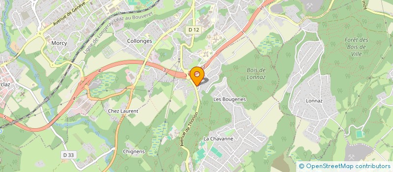 localisation de l'entreprise ECOWIN à ALLINGES