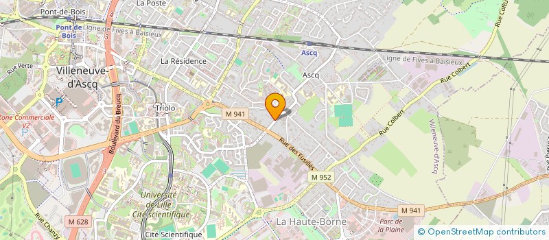 localisation de l'entreprise ECOWISE à VILLENEUVE-D'ASCQ
