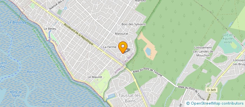 localisation de l'entreprise ECOWIZ  ANDERNOS-LES-BAINS