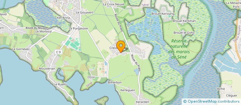 localisation de l'entreprise ECOYARD à SENE