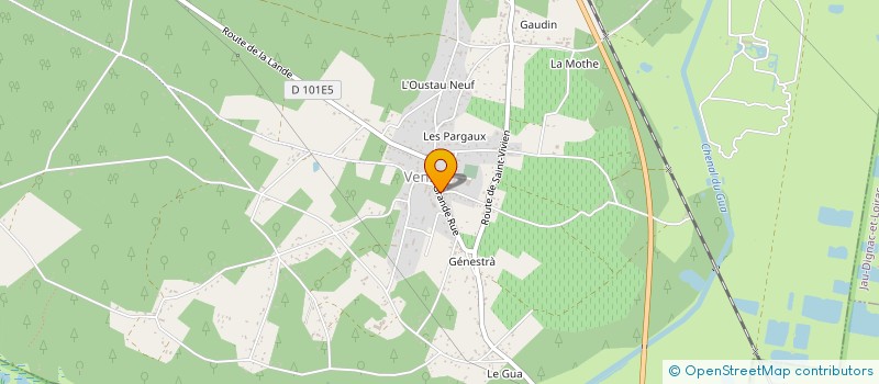 localisation de l'entreprise ECOYAT à VENSAC