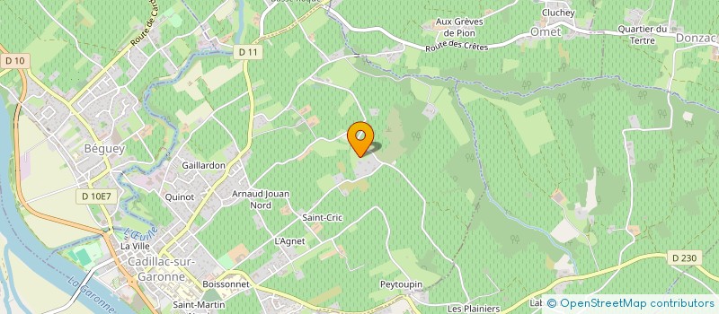 localisation de l'entreprise ECOZEN  CADILLAC-SUR-GARONNE