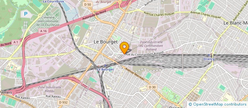 localisation de l'entreprise ECOZEO à LE BOURGET