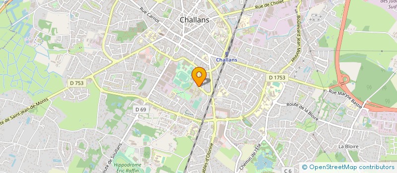 localisation de l'entreprise ECOZINET à CHALLANS