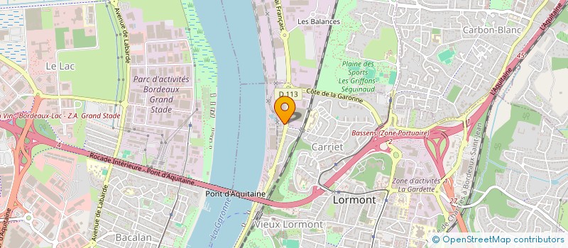 localisation de l'entreprise ECOZONE  LORMONT