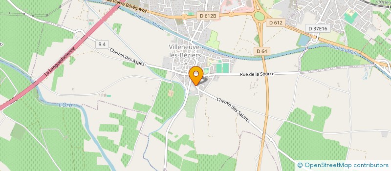 localisation de l'entreprise ECOZONE SERVICES  VILLENEUVE-LES-BEZIERS