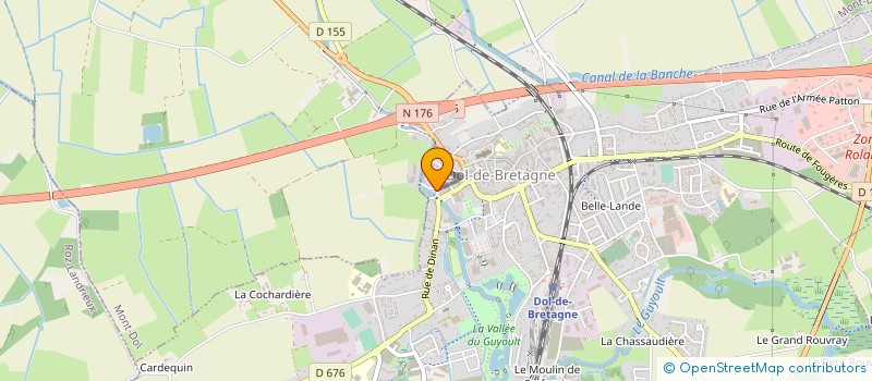 localisation de l'entreprise ECP  DOL-DE-BRETAGNE