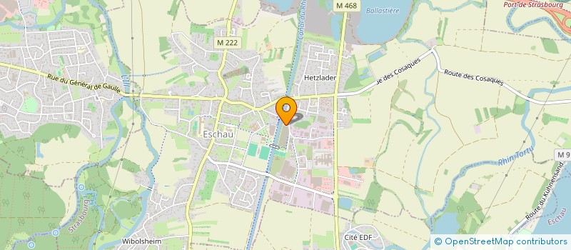 localisation de l'entreprise ECP  ESCHAU