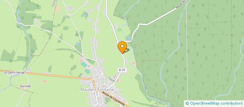localisation de l'entreprise ECP  MAUBERT-FONTAINE