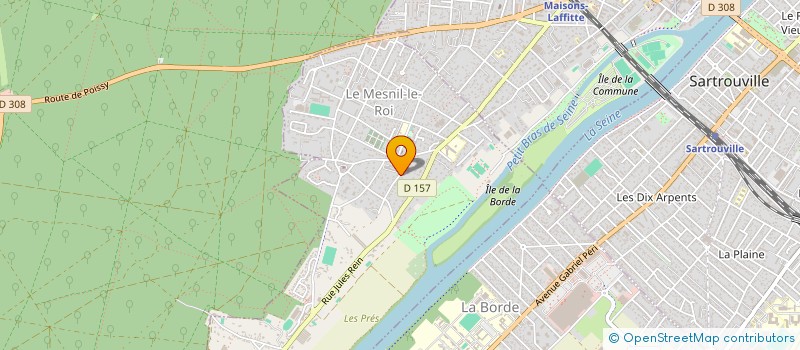 localisation de l'entreprise ECP  LE MESNIL-LE-ROI