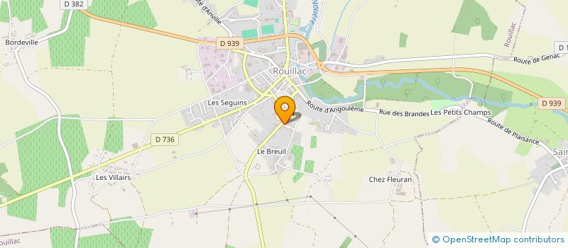 localisation de l'entreprise ECP à ROUILLAC