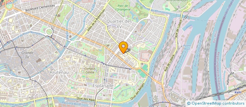 localisation de l'entreprise ECP APPRENTISSAGE à STRASBOURG