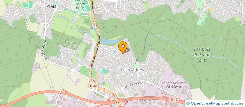 localisation de l'entreprise ECP COMPTA  PLAISIR