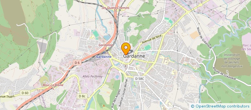 localisation de l'entreprise ECP ENGINEERING à GARDANNE