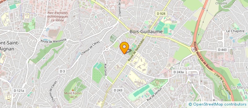 localisation de l'entreprise ECP EXPERTISE CONSEIL PASQUIER à BOIS-GUILLAUME