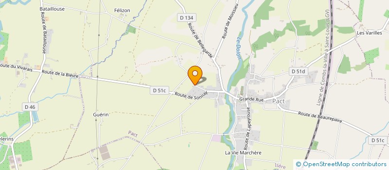 localisation de l'entreprise ECP LOGUT  PACT