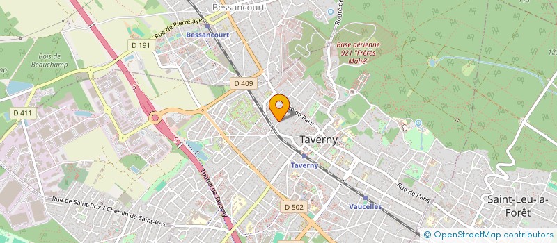 localisation de l'entreprise ECP TRAVAUX à TAVERNY